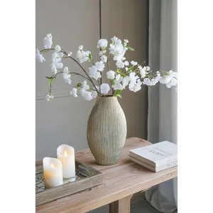 Handmade Metal Square Transparent Glaze Modern Japanese-style Luxury High End Floral Display Tabletop Vase Zahid Exports Model - Product Image 4