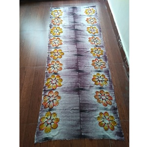 Bufanda 100% Lana Merino Estampada a Mano, Bufanda de Lujo Estampada a Mano, Suave y Acogedora para Todas las Temporadas, Chal Elegante para Mujer, 70x180cm, Transpirable - Product Image 3