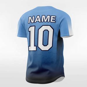 Impression 3D personnalisée broderie maillot de baseball uniforme de baseball hommes Pakistan blanc mexique maillot de baseball à deux boutons - Product Image 5