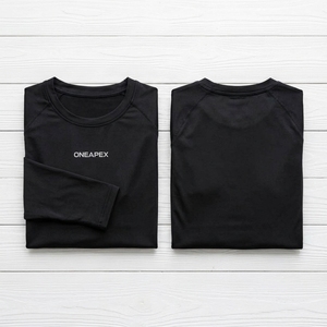 Men <b>Compression</b> T <b>Shirt</b> <b>Black</b> Long Sleeve Athletic Gym Training Sportswear Custom Logo Fitness Running Workout <b>Shirt</b> - Product Image 2