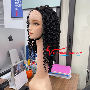 PRODUCTO DE CALIDAD SUPERIOR 100% Extensiones de cabello humano vietnamita crudo Cierre de encaje/Pelucas frontales Modelo de cabello brasileño indio - Product Image 1