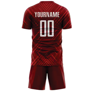 Uniforme de Fútbol Elite Personalizado para Hombre, Camiseta y Pantalones Cortos de Fútbol, Tela Resistente para Equipos - Product Image 3