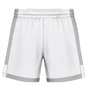 White <b>Light</b> Grey Rugby Jersey Shorts Set Short Sleeve V <b>Neck</b> Team Uniform Custom Breathable Training Athletic Sportswear - Product Image 5
