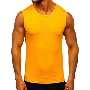 Débardeur de musculation léger en coton et bambou, doux, respirant, avec emmanchures profondes, OEM, marque privée, fabricant - Product Image 5