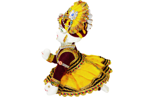 Figura de Resina Laddu Gopal Hecha a Mano, Decoración Religiosa Tradicional para Diwali, Bodas, Inauguración de Casas, Cumpleaños, Decoración de Mesa - Product Image 3