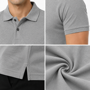 Polo homme tendance avec un design moderne, tissu doux, facile à porter, parfait pour le streetwear et les tenues quotidiennes, élégant et stylé. - Product Image 6