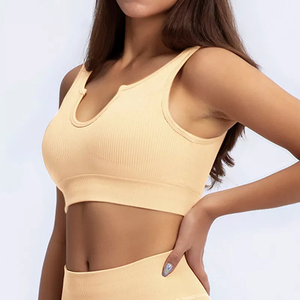 Sujetador Deportivo Sexy para Mujer, de Alta Sujeción, Transpirable, para Fitness, Yoga, Gimnasio y Running, Venta al Por Mayor, Sin Costuras - Product Image 3