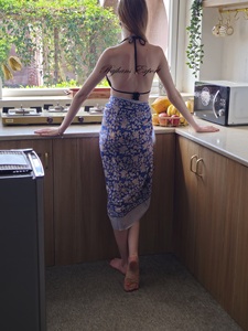 ผ้าพันคอชายหาดลายใบไม้พิมพ์ลายด้วยมือแบบอินเดีย ผ้าฝ้าย 100% สำหรับผู้หญิง ระบายอากาศได้ดี น้ำหนักเบา ขายส่ง - Product Image 2