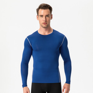 Fitness Clothes High Elastic Short Sleeve Sportswear Active Training 2026 Hot Sale Summer Men's Breathable Rash Guard Casual - Product Image 4