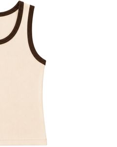 Manufacturer Custom <b>White</b> Ribbed Cotton <b>Men</b> Tank Top Sleeveless Casual Slim Fit Summer Gym <b>Vest</b> Contrast Trim Custom Wear Top - Product Image 4