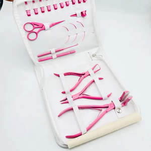 Kit de Herramientas Profesional de Alta Calidad para Extensiones de Cabello, de Uso Comercial, Alicates de Acero Inoxidable, Agujas de Gancho y Herramientas de Bucle - Product Image 5