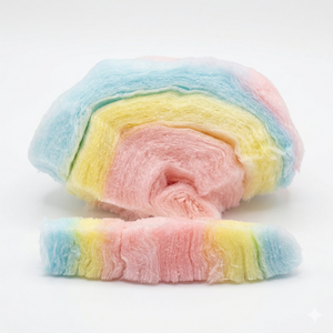 Korean Super <b>Sour</b> Cotton Candy Roll 9g Rainbow Candy Floss Individually Wrapped Candy Ready to Ship Low MOQ - Product Image 3