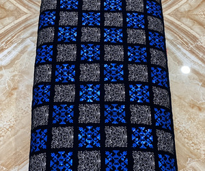 Embroidered Velvet <b>Fabric</b> Velvet <b>Fabric</b> for Dress Velvet Lace <b>Fabric</b> for African Fashion Abaya Kaftan Garment Export EU UK Buyer - Product Image 5