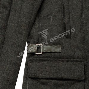 Customized High Quality Men's Best 100% Wool Fabric Jacket New Style Hunting Jacket Multi Pockets&Buttons Closing - Product Image 6