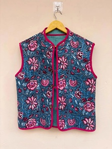 Black <b>Velvet</b> Vintage Short Boho Vest Embroidered Indian Ethnic Sleeveless <b>Jacket</b> Cotton Lined Festival Gift Her Floral Pattern - Product Image 2