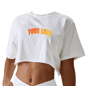 เสื้อยืดผู้หญิงดีไซน์ใหม่ สีสันตามสั่ง สำหรับฤดูร้อน ผ้าฝ้าย 100% ป้องกันรังสียูวี ระบายอากาศได้ดี สวมใส่สบาย แขนสั้น สไตล์สตรีทแวร์ จากโรงงาน - Product Image 6