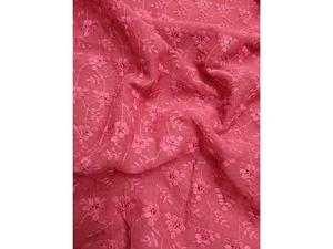 Georgette schiffli ผ้าระบายอากาศวัสดุเนื้อนุ่มสำหรับ Kurtis เสื้อและชุดเดรสแฟชั่น - Product Image 3