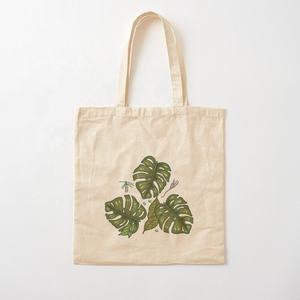 Bolsas de mano de algodón 100% clásicas y sostenibles Bolsa de lona Lisa personalizada disponible para la venta - Product Image 5