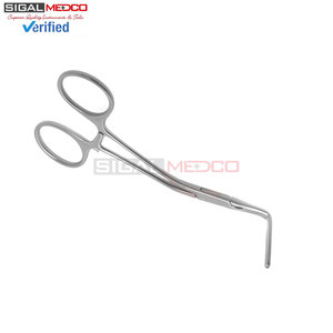Pinzas Vasculares Quirúrgicas Atraumáticas Satinsky DeBakey, Pinza Metálica Cardiovascular, Pinza Vascular Torácica, Duradera, Quirúrgica Veterinaria - Product Image 2