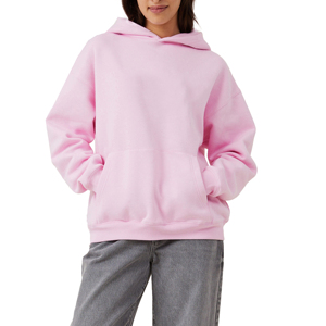 ELEGANT CORPORATION Women's <b>Orange</b> Hooded <b>Fleece</b> Sweatshirt Solid Breathable Eco-Friendly Quick Dry Full Sleeve Casual Knitted - Product Image 2