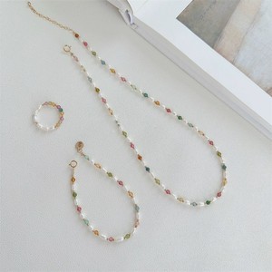 Collar de Perlas de Agua Dulce de Alta Gama, Nuevo, con Gradiente de Tamaño, Semiterminado, Blanco Frío, Cadena de Torre, Collar de Clavícula, Collares en Capas a la Moda - Product Image 2