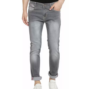 Pantalones Vaqueros de Algodón 100% de Tiro Medio Oscuro, Ligeros y Casuales, los Más Vendidos de 2026, Diseña Tu Propio Logotipo, MOQ Bajo, En Stock - Product Image 1