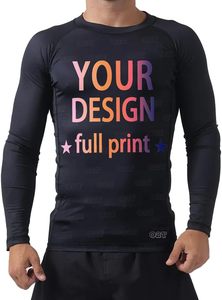100% <b>Top</b> High Quality Custom Design Slim Fit Unisex Rash Guard with Mesh Washed Simple Front Fitness Wear Gym Workout - Product Image 5