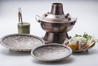 Assiette ronde en mélamine de 11, 12 et 14 pouces, motif imitation bambou, passe au lave-vaisselle, incassable, plateau de service pour restaurant de fondue