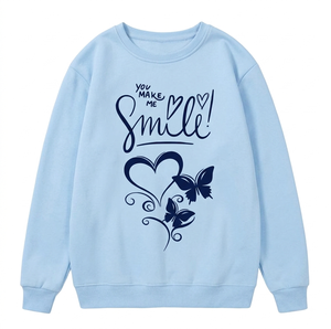 Servicio OEM, el Mejor Diseño, Venta Directa de Fábrica, Sudadera Estampada para Mujer, Sudadera Oversize de Color Liso, Superventas - Product Image 1