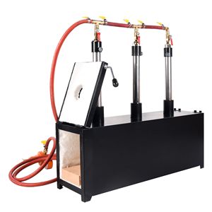Horno Industrial de Tres Quemadores de Propano para Forja de Cuchillos con Gran Capacidad y Puerta Única - Product Image 1