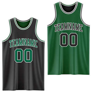 Ensemble d'uniformes de basketball réversibles à séchage rapide, maillot en maille 100 % polyester, uniforme athlétique sublimé, kit d'équipe pour l'entraînement et le club - Product Image 1