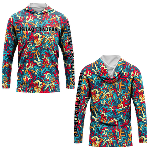 Haut de pêche performant pour homme, personnalisé, UPF 50+, pour la randonnée, le surf, la pêche sportive, chemise de protection solaire à manches longues - Product Image 5