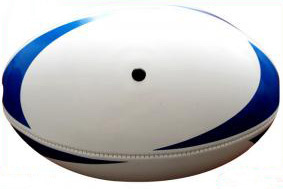 Pelota de rugby con el mejor logotipo personalizado, agilidad mejorada, coordinación de velocidad, desata el potencial para el desarrollo de habilidades individuales, hecha de goma - Product Image 2