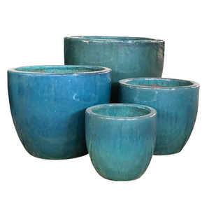 Meilleur choix pour l'extérieur du Vietnam Jardinière en céramique de haute qualité Pots de fleurs et jardinières au design émaillé unique pour le jardin - Product Image 1