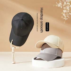 Gorra de Béisbol de Algodón de 6 Paneles para Otoño e Invierno, Gorra de Ala Ancha para Hombre y Mujer, Estilo Coreano, Personalizable - Product Image 1
