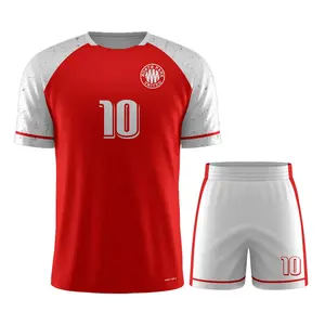 Camisetas de fútbol ajustadas personalizadas, conjunto completo de sublimación, conjunto de uniforme de fútbol con impresión Digital, ropa deportiva