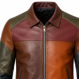 New Trendy <b>Winter</b> <b>Leather</b> <b>Jacket</b> Casual Fashion New Trend Men Warm Outdoor Biker Coat Slim Fit Premium Street Style OEM ODM. - Product Image 4