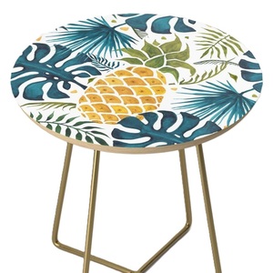 New Arrival Top Quality Metal Made High Grade Enamel Top Coffee <b>Table</b> Home Hotel Luxury Customized Size Shape Color - Product Image 3