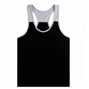 Débardeur de sport pour homme avec logo personnalisé, dos en Y, pour musculation et entraînement croisé - Product Image 2