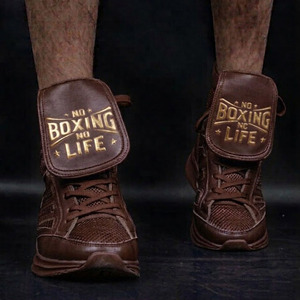 Pas de boxe, pas de vie : Chaussures de boxe professionnelles de haute qualité, toutes couleurs personnalisables, réglables, OEM, personnalisées pour adultes. - Product Image 4