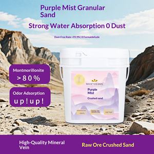 Arena para Gatos Mineral OEM WOODY PLANT - Purple Mist 8kg/10L Aglutinación Rápida Control de Olores 99% Libre de Polvo Altamente Absorbente Arena Triturada - Product Image 2