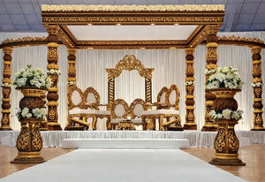 Conjunto de Mandap Tradicional Moderno de Lujo para Bodas del Sur de la India, DST Exports, Fibra de Vidrio Ligera, Gran Mandapam Kanyadanam - Product Image 4