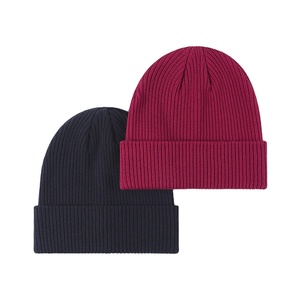 2025 Unisex High Quality Woolen Sport <b>Beanie</b> Custom Designer Colors Trending <b>Slouchy</b> Plain <b>Beanie</b> for Winter - Product Image 1