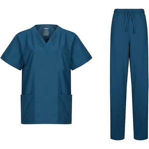 Ensemble de blouses médicales pour femmes et hommes, avec poches, de haute qualité, pour hôpitaux et cliniques - Product Image 1