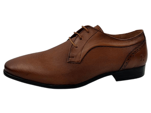 Zapatos Oxford de Vestir para Hombre Dlords, Color Marrón, Piel de Oveja, con Cordones, Punta en Pico, para Oficina y Carrera Profesional, Color Sólido, Suela TRP, para Todas las Temporadas - Product Image 3