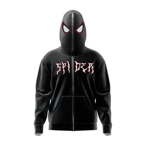 เสื้อฮู้ดซิปเต็มตัวผู้ชาย ผ้าฝ้ายพิมพ์ลายดิจิตอล ปักลาย  ใส่สบาย มีสไตล์ ไซส์ใหญ่ แฟชั่นสตรีทแวร์ - Product Image 2