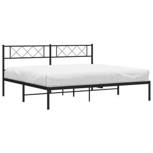 Estructura de Cama Doble de Metal con Recubrimiento de Polvo Negro - Product Image 3