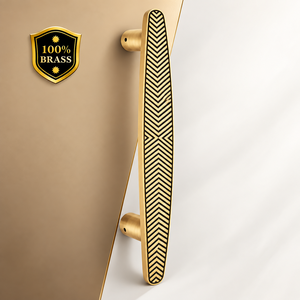 Manija de puerta principal con diseño LEXUS y acabado mate antiguo para puertas de entrada residenciales, herrajes interiores y arquitectónicos - Product Image 3