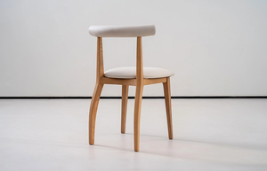 Chaise de salle à manger de style nordique haut de gamme - Chaise rembourrée en mousse haute densité pour salle à manger moderne - Product Image 5