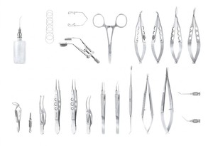 SHAHZIK INTERNATIONAL Kit de chirurgie de transplantation corneen Instruments ophtalmiques Outils chirurgicaux oculaires de précision Manuels Réutilisables pour - Product Image 3